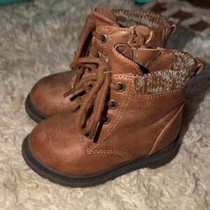 Brown Kids Boots